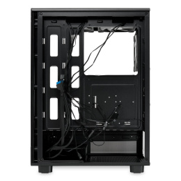 Корпус без блока питания Case HSPD F510, Panoramic Mid Tower, Black, TG, 0.5 SPCC, 3x120mm ARGB Orbis F1 ATX, mATX, mITX 180/280/160mm 1x2.5", 1x3.5", 7xPCI 2xUSB-A 3.0 356x218x467mm (F510-TGBK-ARGB)
