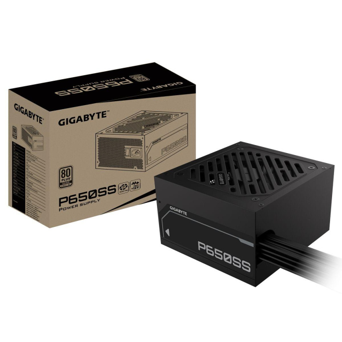 Блок питания ПК Gigabyte P650SS 650W, 80+, SILVER, НЕ модульный, ATX 3.0 GP-P650SS