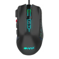 Мышь игровая HIPER DRAKKAR GMUS-3000 Black USB {4000 dpi, 8 кнопок, USB кабель 1.6м, черный}