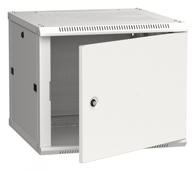 Шкаф коммутационный ITK Linea W LWR3-09U66-MF настенный,  металлическая передняя дверь,  9U,  600x600x600 мм