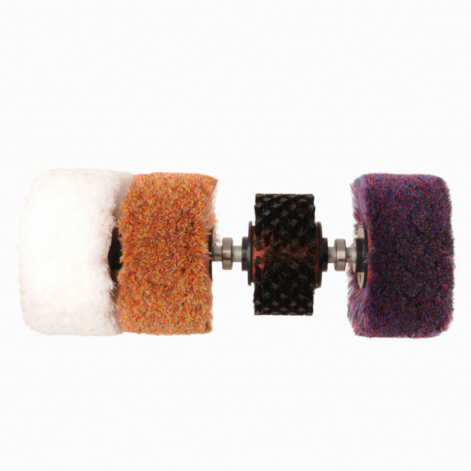 Комплект щёток в сборе с валом Лидер Kom/shc-lider