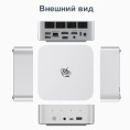 Мини-компьютер Beelink SER9 AMD Ryzen AI 9 HX 365, RAM 32 ГБ, SSD 1000 ГБ, AMD Radeon 890M, серебристый BL/Ryzen_AI_9HX365,32/1TB/Milky Grey