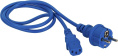 Шнур питания Lanmaster (LAN-PP13/SH-0.5-BL) C13-Schuko проводник.:3x0.75мм2 0.5м 220В 10А синий