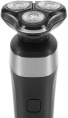 Бритва роторная Polaris PMR 0308RC реж.эл.:3 питан.:элек.сеть/аккум. черный