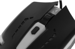 Мышь проводная DEFENDER Flash (Вспышка) MB-600L черный (USB, 1200dpi, 4but) (52600)