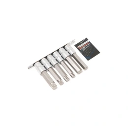 Набор головок-бит разнопрофильных Spline-Torx-Hex на планке (6 шт; 1/2") Forsage F-40920L(46635)
