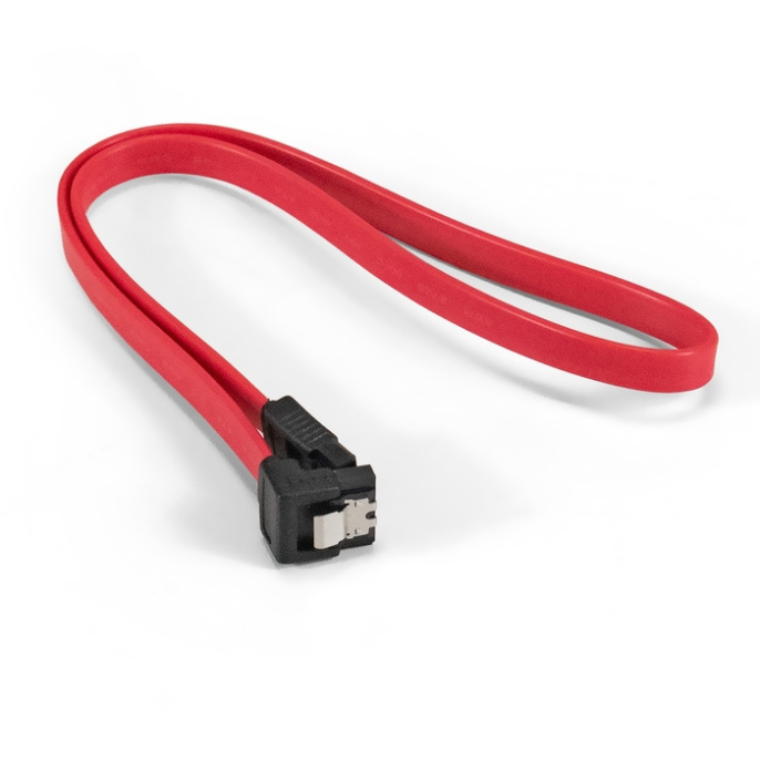 Кабель SATA ExeGate EX-CC-SATA-DATA90-0.5L 7pin/7pin, угловой разъем, металлические защелки, 0,5м EX294732RUS