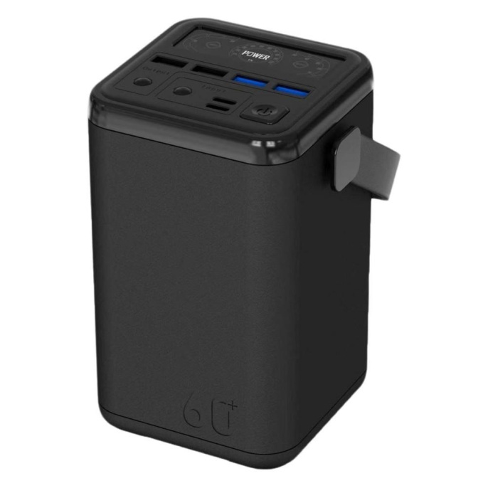 Повербанк SmartiNext 60000 мАч мощностью 65Вт, черный SN-P019 Возможность зарядки ноутбука - порт 65 Вт, Выход 5 USB 4 USB Type-A, 2 USB Type-C 65 Вт , Вход 1 Type-C, LCD Дисплей:Да, PD:Да, QC 3.0: Да, Фонарик: Да, Размер 150х87х30 мм, Вес: 600 гр