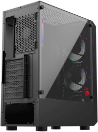 Корпус Bloody CC-126 черный без БП ATX 8x120mm 2xUSB2.0 1xUSB3.0 audio bott PSU