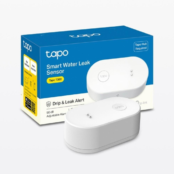 Датчик протечки воды TP-LINK Tapo T300,  белый,  868-922МГц