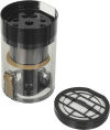 Вертикальный пылесос (handstick) HAIER HVC550, 550Вт, черный/черный [qp00a7m00ru]