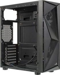 Корпус ATX Aerocool Glider Cosmo-G-BK-v1, Midi-Tower, без БП,  черный
