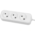 Удлинитель сетевой TDM ELECTRIC 3 розетки, 1,5 метра, без заземления, ШВВП 2х0,75 мм2 6А 250В SQ1303-1200