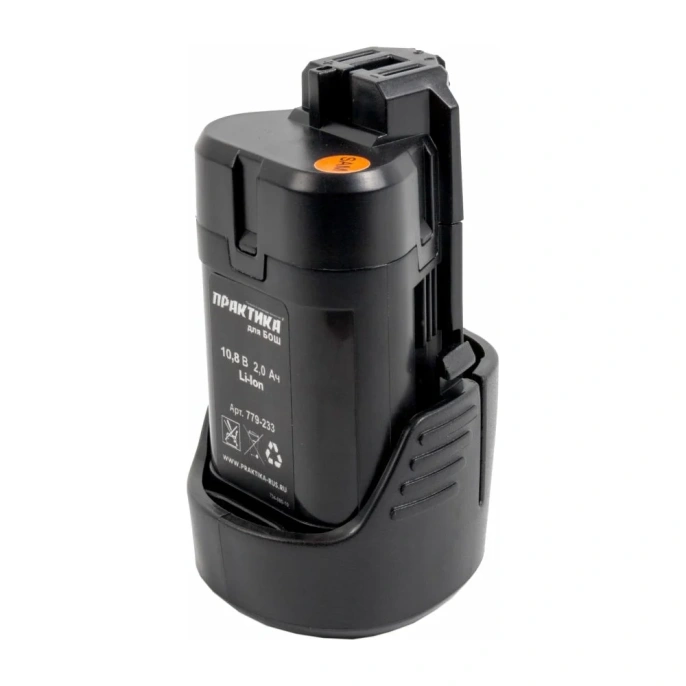Аккумулятор (10.8 В; 2.0 А*ч; LiION) для инструментов BOSCH коробка ПРАКТИКА 779-233