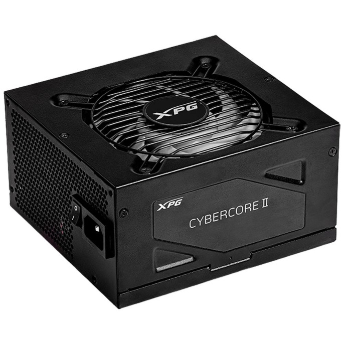 Блок питания XPG CYBERCORE II 1000W 80+ Platinum, полностью модульный CYBERCOREII1000P-BKCEU