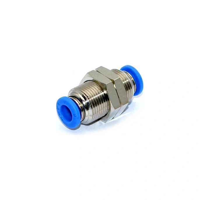 Фитинг пневматический цанговый прямой HIMPT PMM 6 00-00014094