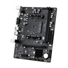 Материнская плата CBR B450M V1 {Socket AM4, 2*DDR4, mATX, VGA+HDMI, 1*PCIEx16/1*PCIEx1/1*M.2 NVME & SATA , 4*SATA3, 4*USB2+4*USB3, Glan} (MB-MSB450-65W-BLK)