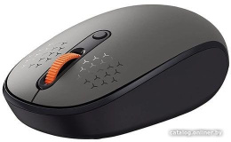 Мышь Baseus B01055503833-00 F01B B02033 Tri-Mode Wireless Mouse Frosted Gray рабочее рассточние: 20м, тихая кнопка, 800/1000/1600DPI, совместимость с Windows, Harmony OS, Apple OS, Linux, Vista