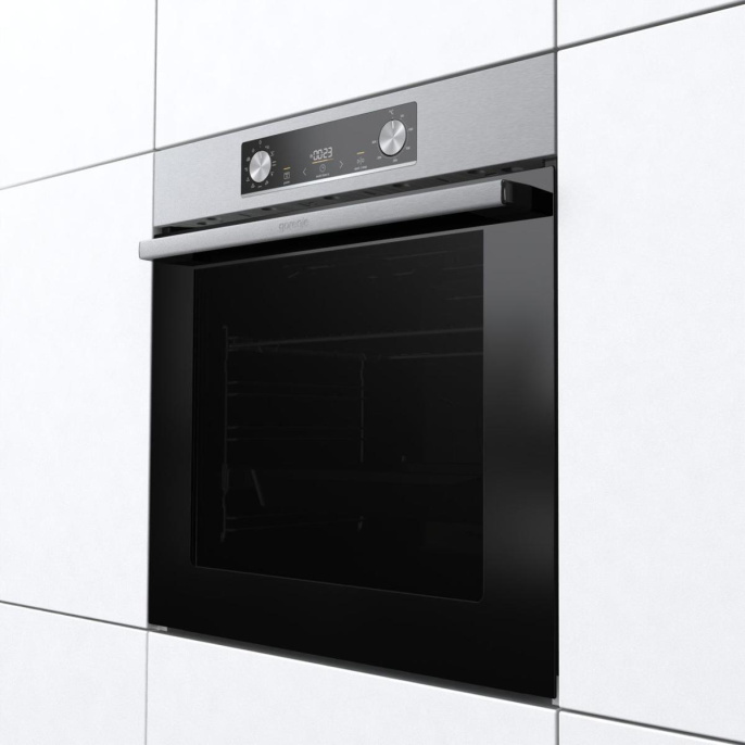 Духовой шкаф электрический Gorenje BO6735E05X,  77л,  дверца с 2 стеклами,  нержавеющая сталь