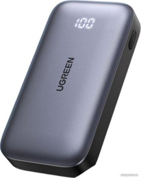 Внешний аккумулятор UGREEN PB502 25185 10000mAh Mini Quick Charging 30W Power Bank 30W с цифровым экраном. Цвет: серый (25185_)