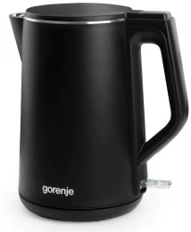 Чайник электрический Gorenje K15DWBK 1.5л. 2200Вт черный корпус: пластик