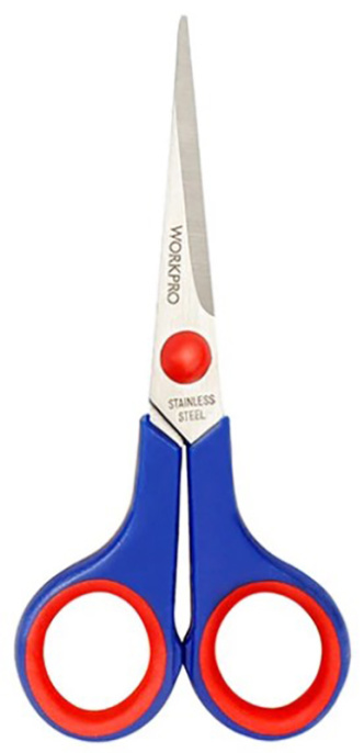 Ножницы WorkPro WP214002 140мм лезвия из нержавеющей стали, удобная ручка