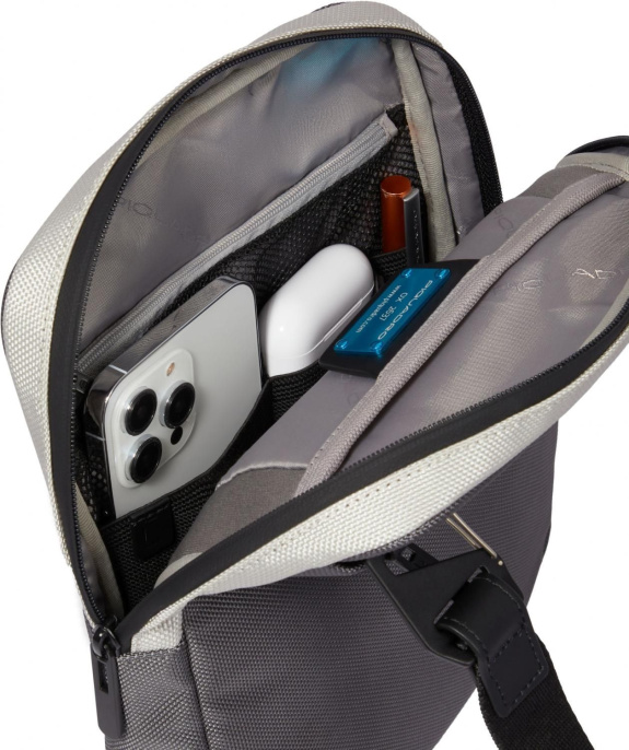 Сумка Piquadro Brief2 Special CA1816BR2S/GRN серый/черный нейлон/натур.кожа