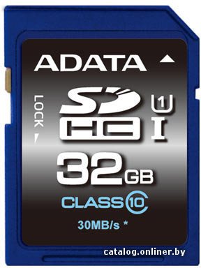 Карта памяти SDHC 32 Gb ADATA Premier ASDH32GUICL10-R S