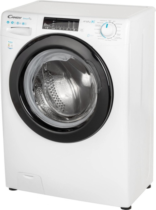Стиральная машина суперузкая Candy Smart Pro CSO34 106TB1/2-07, с фронтальной загрузкой, 6кг, 1000об/мин, с паром