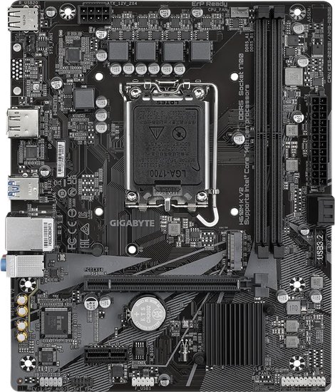 Материнская плата Gigabyte H610M K V2 Soc-1700 Intel H610 2xDDR5 mATX AC`97 8ch 7.1 GbLAN+HDMI+DP