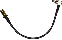 Кабель РЭМО SMA 0.14м, 24AWG,  медь,  одножильный,  1 шт,  черный