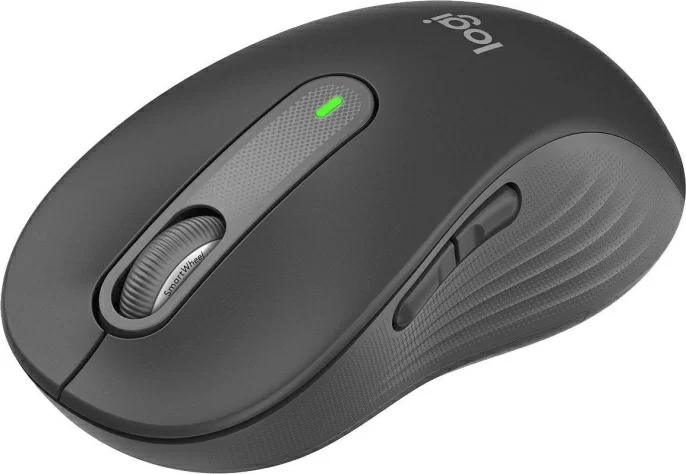 Мышь Logitech M650 Large графитовый оптическая 4000dpi беспров. BT/Radio USB 4but (910-006388)