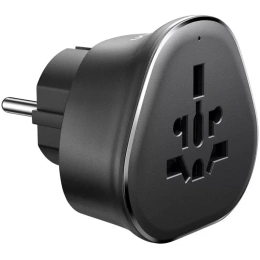 Сетевой адаптер для путешествий UGREEN S500 95050 Universal Travel Adapter with Schuko Plug. Цвет: серый космос