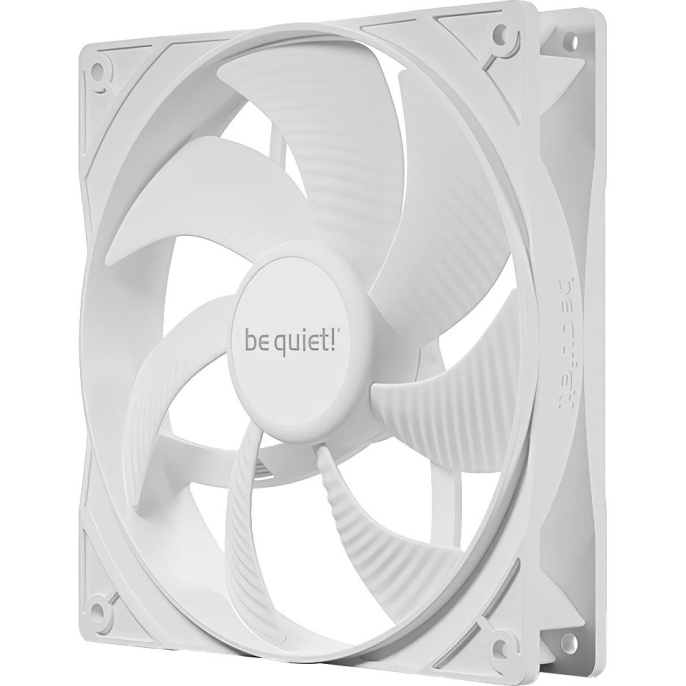 Кулер для корпуса Case Cooler be quiet! PURE WINGS 3 120mm PWM White 120x120x25mm, 4-pin PWM, 49.9CFM, 25.5dBA, 1600RPM, White BL110