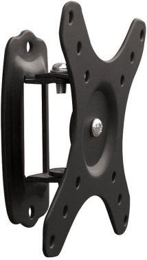Кронштейн для телевизора Kromax GALACTIC-1 new, 15-32", настенный, поворот и наклон,  черный [24035]