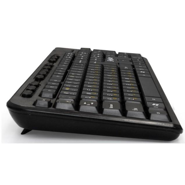 Клавиатура ExeGate Multimedia Professional Standard LY-500M USB, полноразмерная, влагозащищенная, 115кл., Enter большой, мультимедиа, длина кабеля 1,5м, черная, Color Box EX286177RUS