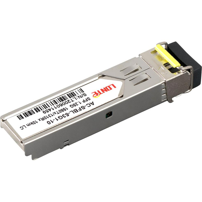 Lonte Technology Трансивер WDM SFP module, 1.25G, 1550Tx/1310Rx, 10KM, DDM,LC (AC-SFBL-53G1-10)