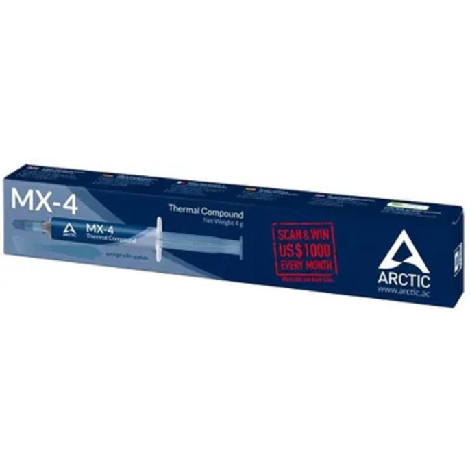 Термопаста Arctic Cooling MX-4 ACTCP00031B 4гр + шпатель для нанесения