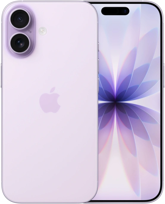 Смартфон Apple iPhone 17 256GB Lavender A3520 MG6M4HN/A 6.3" OLED 1206x2622 120 Гц, Apple A19, ОЗУ 8 ГБ, память 256 ГБ, камера 48 Мп, аккумулятор 3692 мАч, моноблок, влагозащита IP68