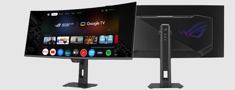 ASUS показала свой первый игровой монитор с прошивкой Google TV