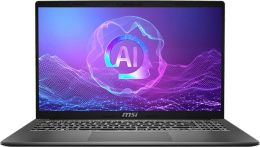 Ноутбук MSI MS-15SK Modern A15 AI+ F3HMG-006XBY 9S7-15SK21-006 15.6" FHD IPS/Ryzen AI 5 330/16GB/SSD512GB/Intel Graphics/White Backlight/DOS/Platinum Gray