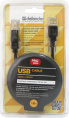 Defender USB04-06 PRO Кабель USB 2.0 для соед. 1.8м AM/BM , зол.конт, 2фер.фил. [87430]