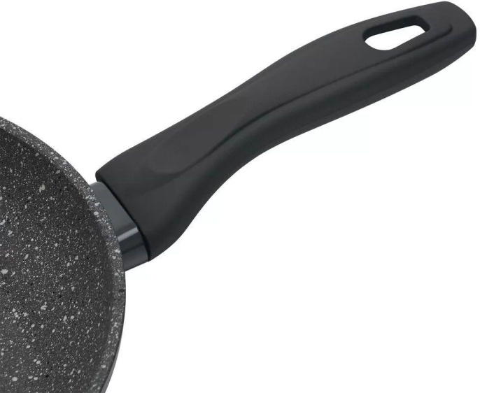 Сковорода Polaris Canto 28F круглая 28см покрытие: Pfluon ручка несъемная без крышки серый 019127