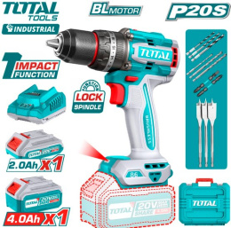 Дрель-шуруповерт ударная TOTAL TIDLI20868
