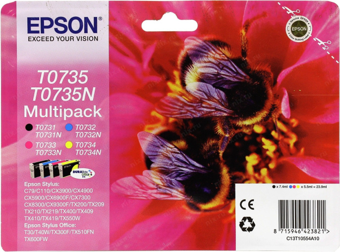 Набор картриджей Epson T0735/ C13T10554A10