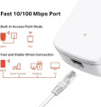 Повторитель беспроводного сигнала Mercusys ME10 N300 10/100BASE-TX белый