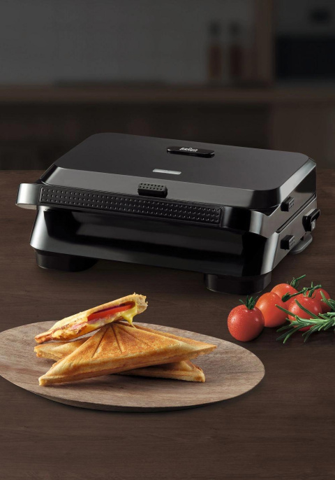 Электрогриль Braun SnackMaker 5 SM5000 BK,  черный
