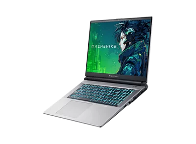 Ноутбук Machenike L17 JJ00G800ERU 17.3"(2560x1440 IPS 165Hz)/Intel Core i5 13500H(2.6Ghz)/16384Mb/512PCISSDGb/noDVD/Ext:nVidia GeForce RTX4060(8192Mb)/Cam/BT/WiFi/53.35WHr/war 1y/2.8kg/silver/DOS