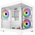 Корпус mATX BLOODY CC-121, Mini-Tower, без БП,  белый [cc-121-wh]