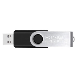 Флешка USB KINGPRICE KPFD2 8ГБ, USB2.0, черный [kpfd2a008abk]